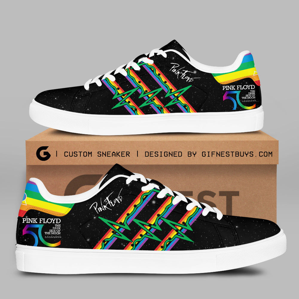 Ideafootwear Pink Floyd Skate Stan Shoes Sneakes For Men And Women 4