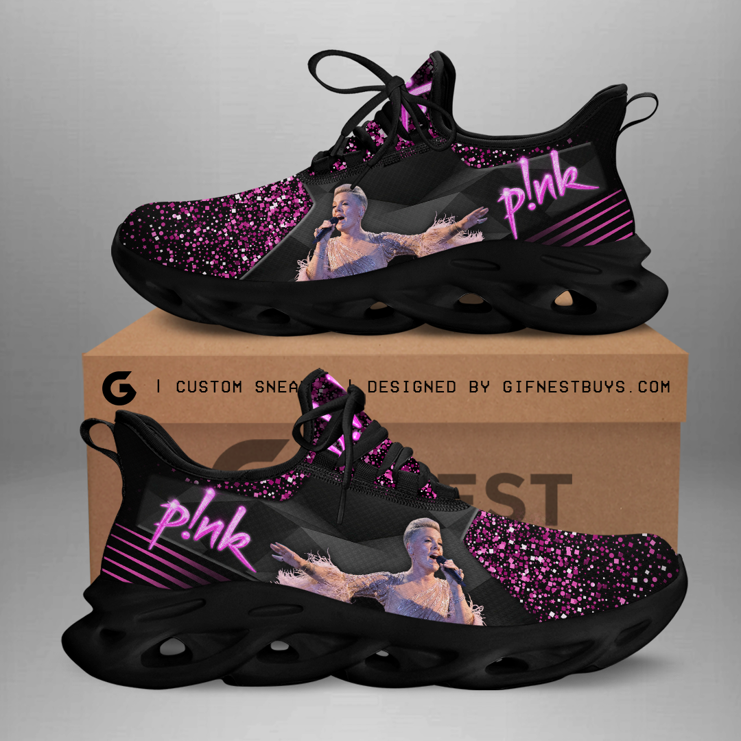 Ideafootwear Pink Max Soul Shoes Sneakers For Men And Women 5
