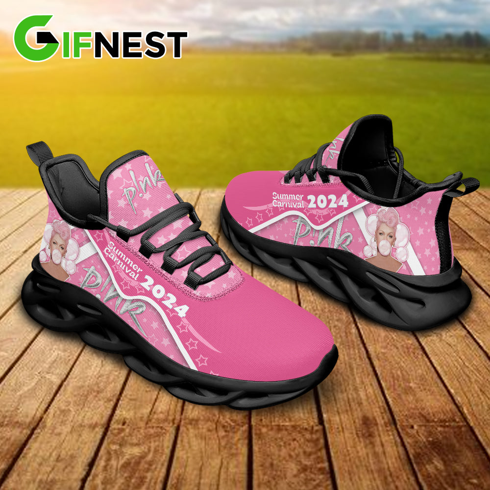 Ideafootwear Pink Max Soul Shoes Sneakers For Men And Women 2
