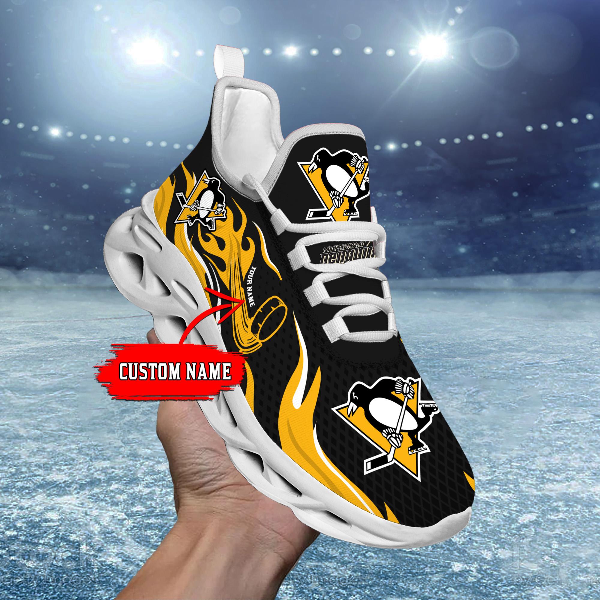 Ideafootwear Pittsburgh Penguins Max Soul Shoes Sneakers For Men And Women 3