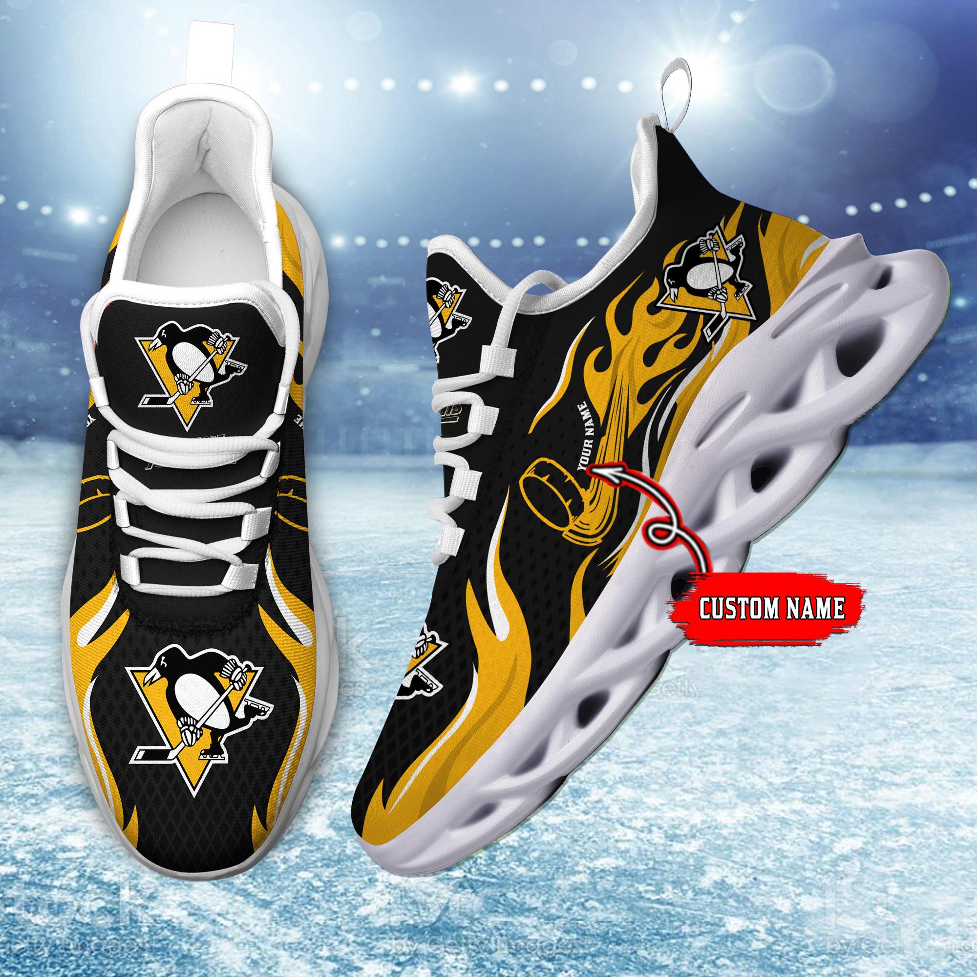 Ideafootwear Pittsburgh Penguins Max Soul Shoes Sneakers For Men And Women 3