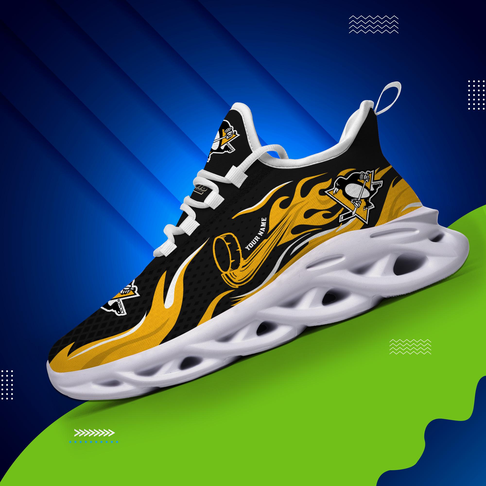 Ideafootwear Pittsburgh Penguins Max Soul Shoes Sneakers For Men And Women 3