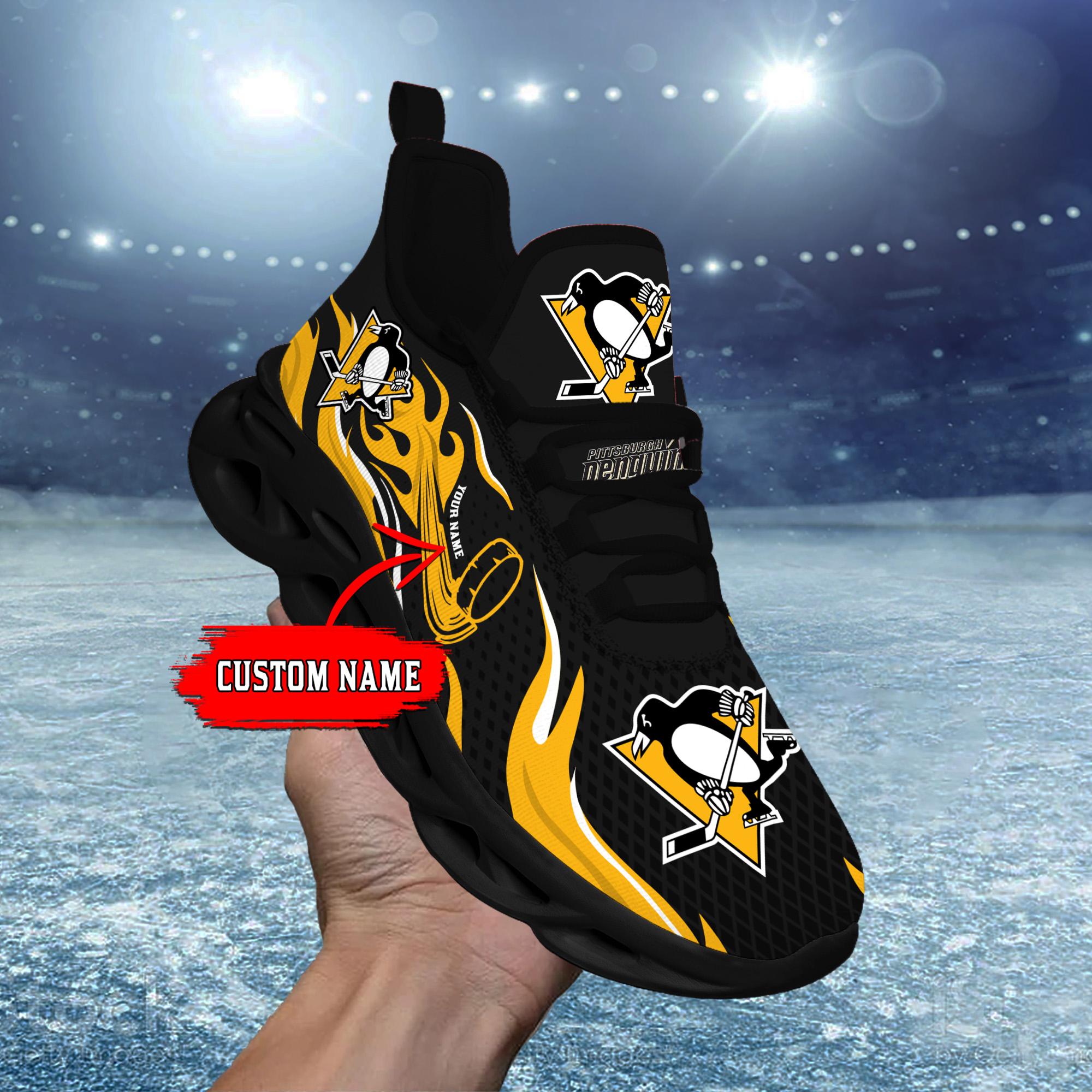 Ideafootwear Pittsburgh Penguins Max Soul Shoes Sneakers For Men And Women 3