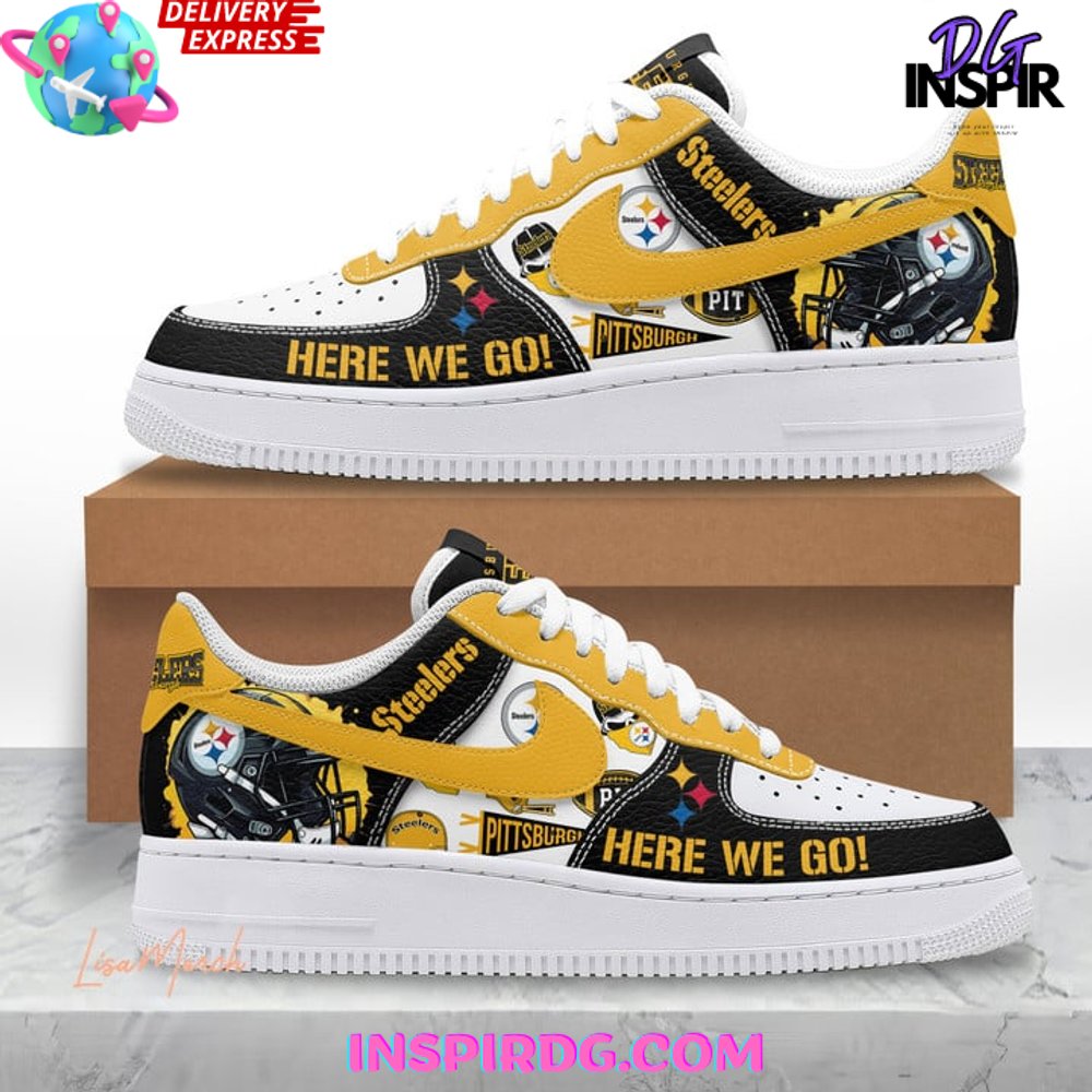 Ideafootwear Pittsburgh Steelers Air Low-Top Sneakers Shoes For Men And Women 11