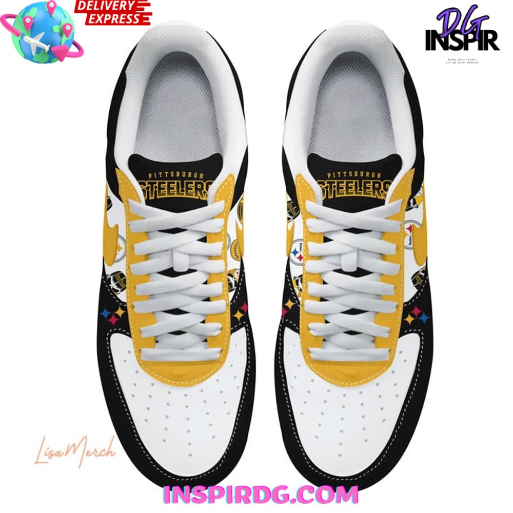 Ideafootwear Pittsburgh Steelers Air Low-Top Sneakers Shoes For Men And Women 11