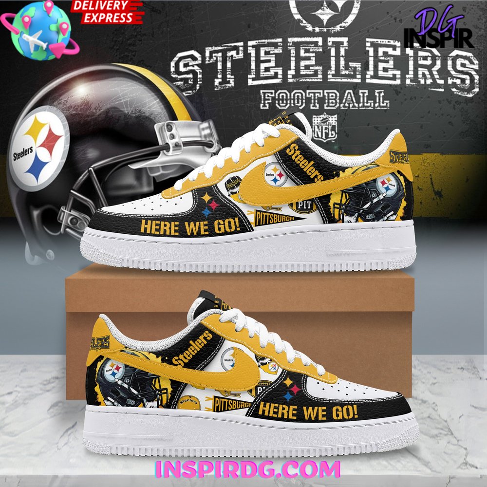 Ideafootwear Pittsburgh Steelers Air Low-Top Sneakers Shoes For Men And Women 11