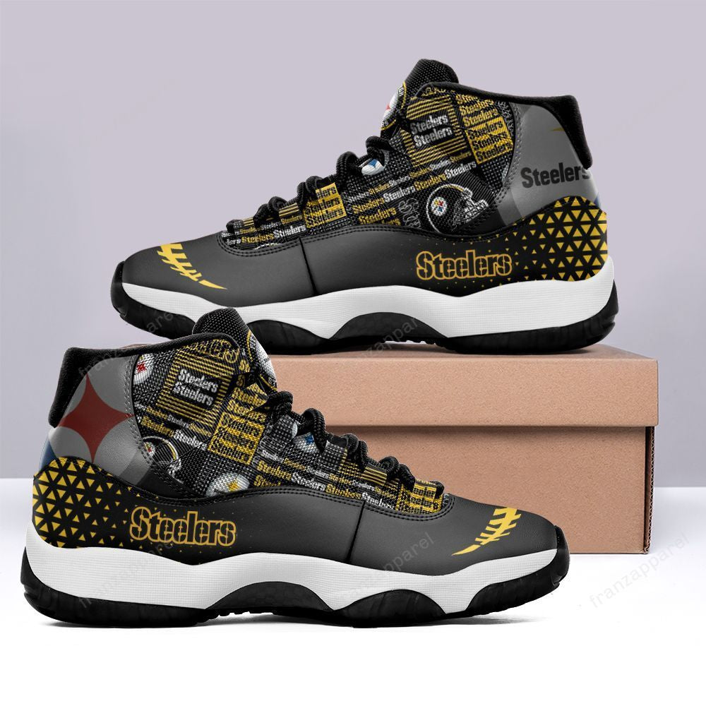 Ideafootwear Pittsburgh Steelers AJ13 Sneakers Shoes For Men And Women 44