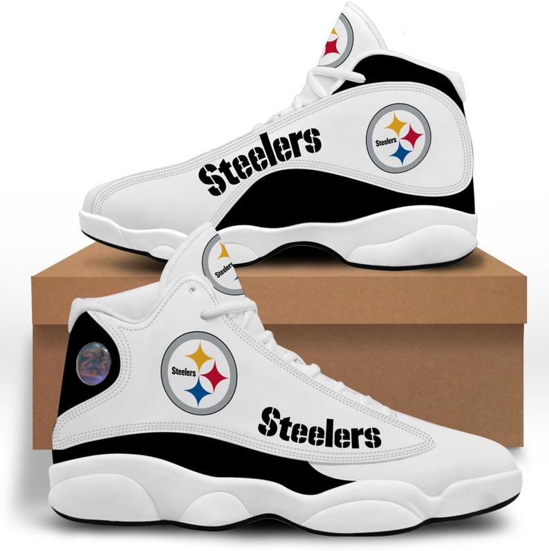 Ideafootwear Pittsburgh Steelers AJ13 Sneakers Shoes For Men And Women 50