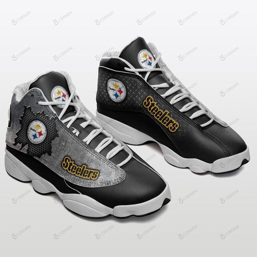 Ideafootwear Pittsburgh Steelers AJ13 Sneakers Shoes For Men And Women 39