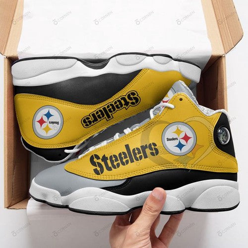 Ideafootwear Pittsburgh Steelers AJ13 Sneakers Shoes For Men And Women 37