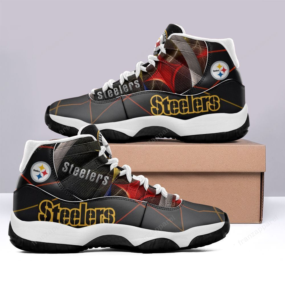 Ideafootwear Pittsburgh Steelers AJ13 Sneakers Shoes For Men And Women 45