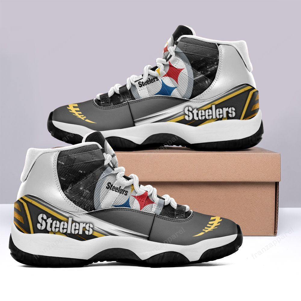 Ideafootwear Pittsburgh Steelers AJ13 Sneakers Shoes For Men And Women 41
