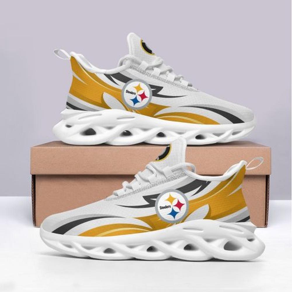 Ideafootwear Pittsburgh Steelers Max Soul Shoes Sneakers For Men And Women 35