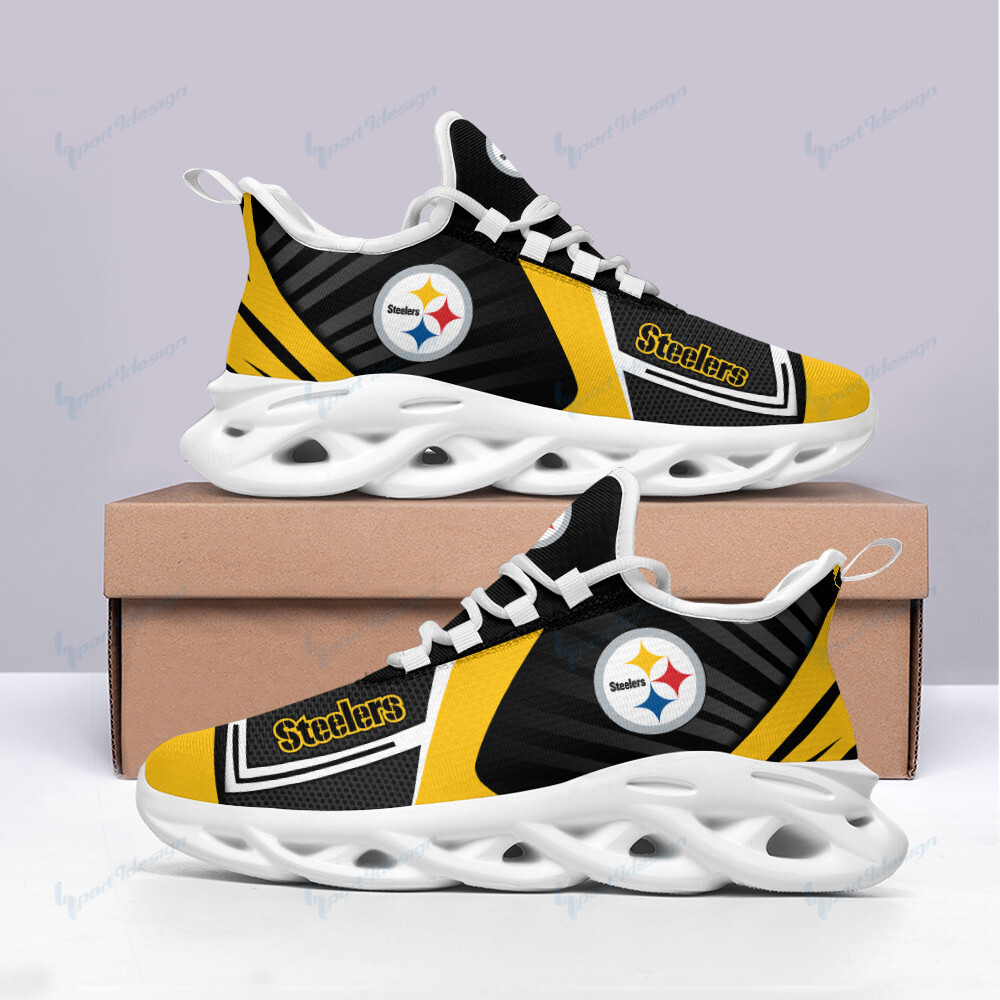 Ideafootwear Pittsburgh Steelers Max Soul Shoes Sneakers For Men And Women 61
