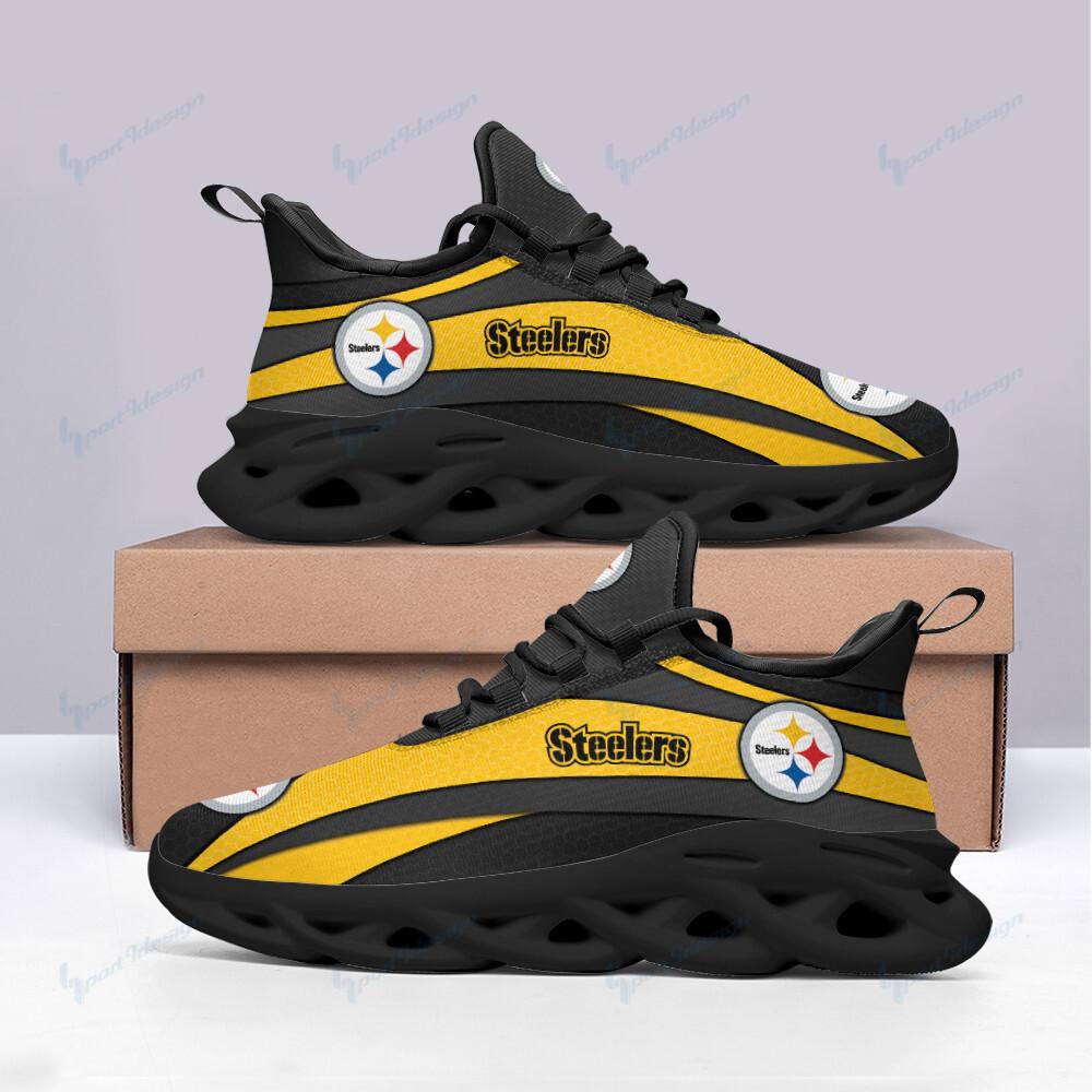Ideafootwear Pittsburgh Steelers Max Soul Shoes Sneakers For Men And Women 85