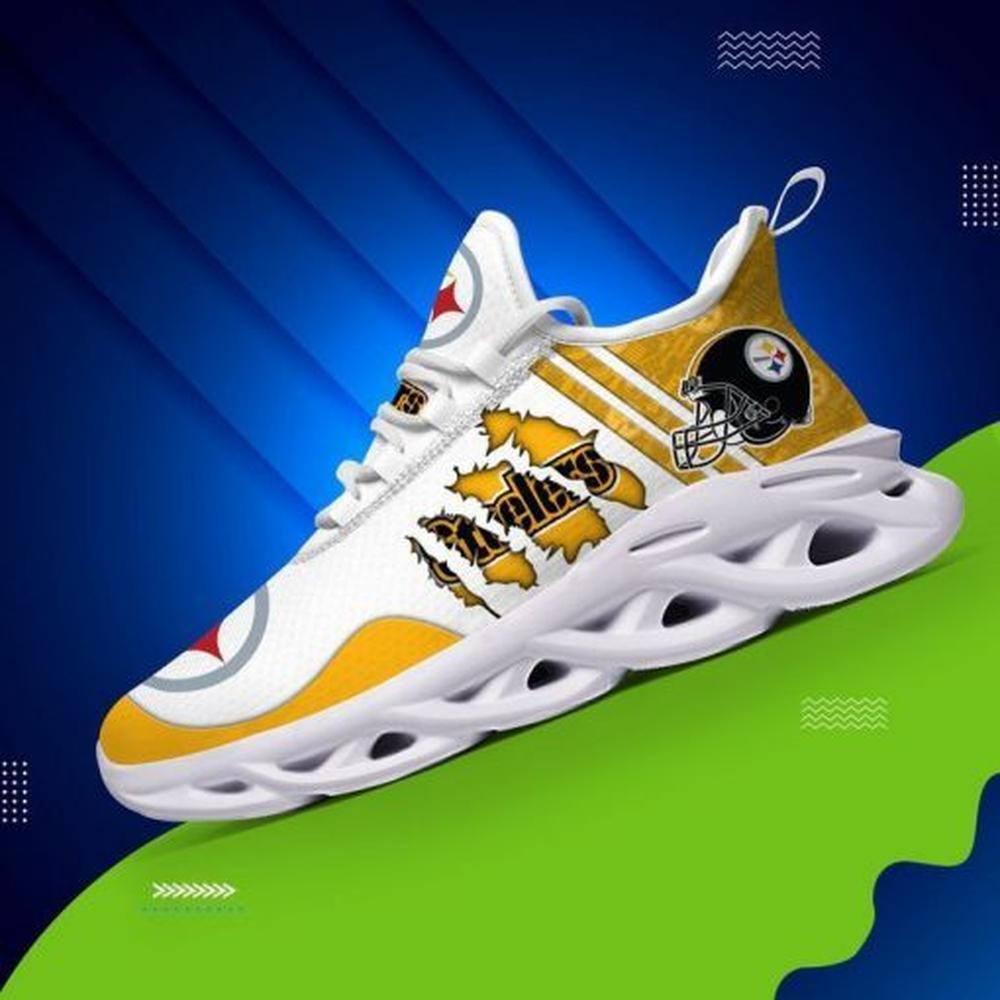 Ideafootwear Pittsburgh Steelers Max Soul Shoes Sneakers For Men And Women 2