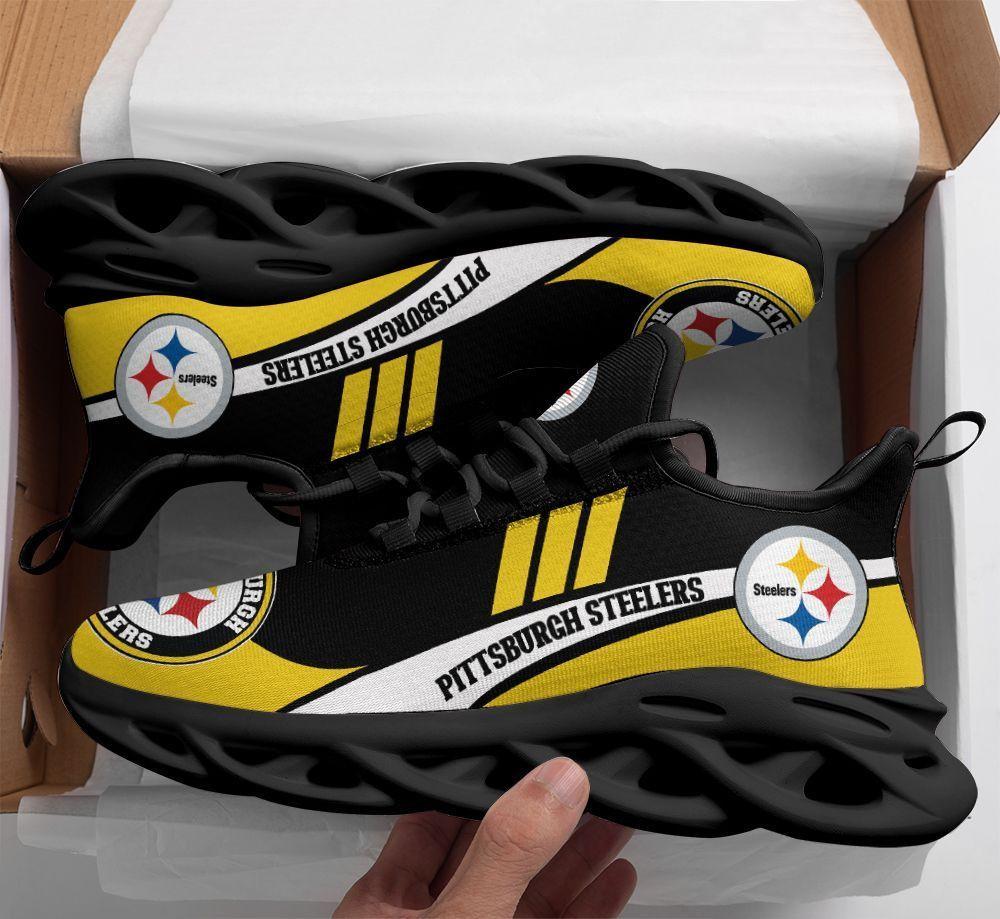 Ideafootwear Pittsburgh Steelers Max Soul Shoes Sneakers For Men And Women 57