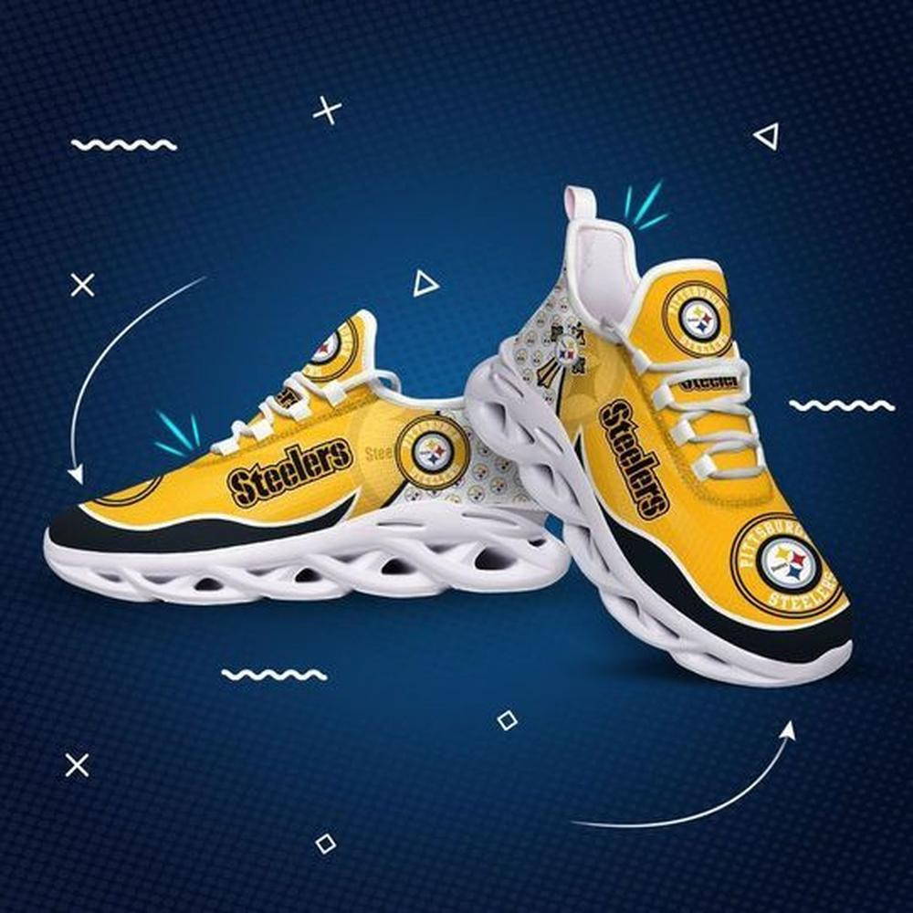 Ideafootwear Pittsburgh Steelers Max Soul Shoes Sneakers For Men And Women 29