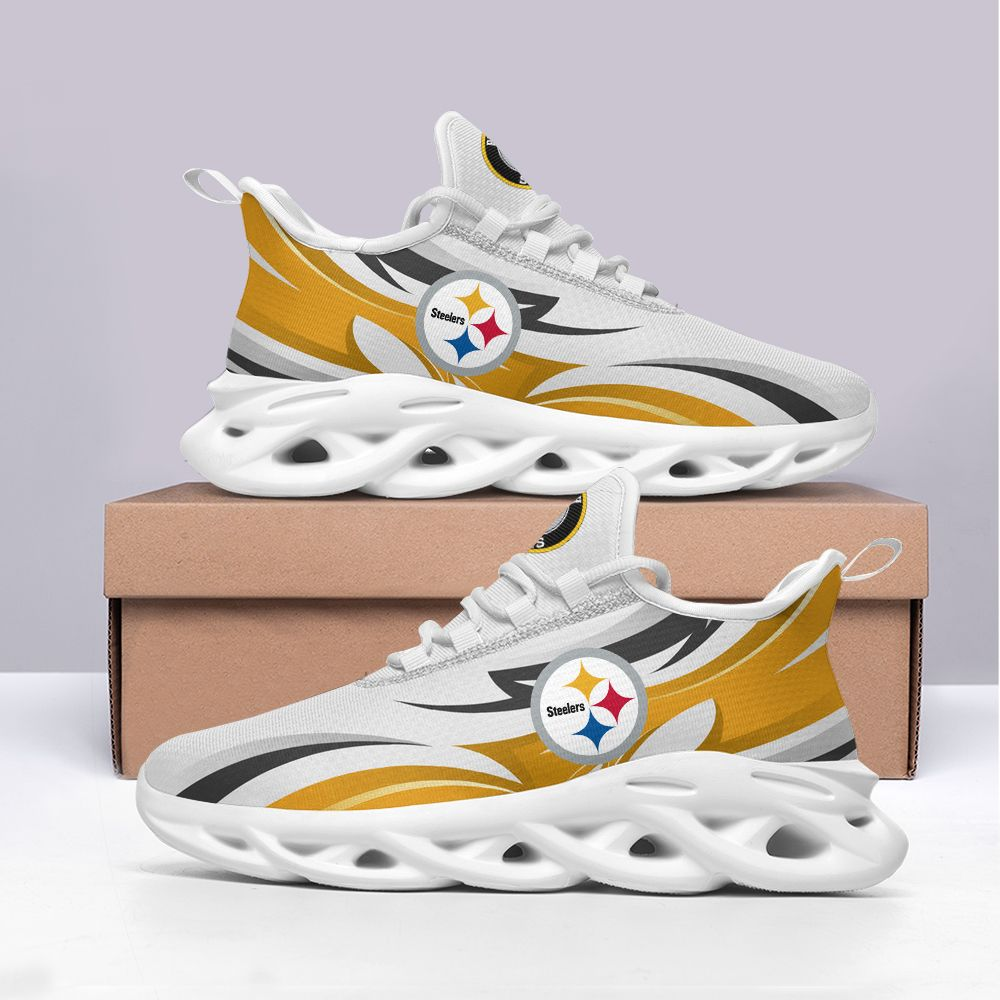 Ideafootwear Pittsburgh Steelers Max Soul Shoes Sneakers For Men And Women 35