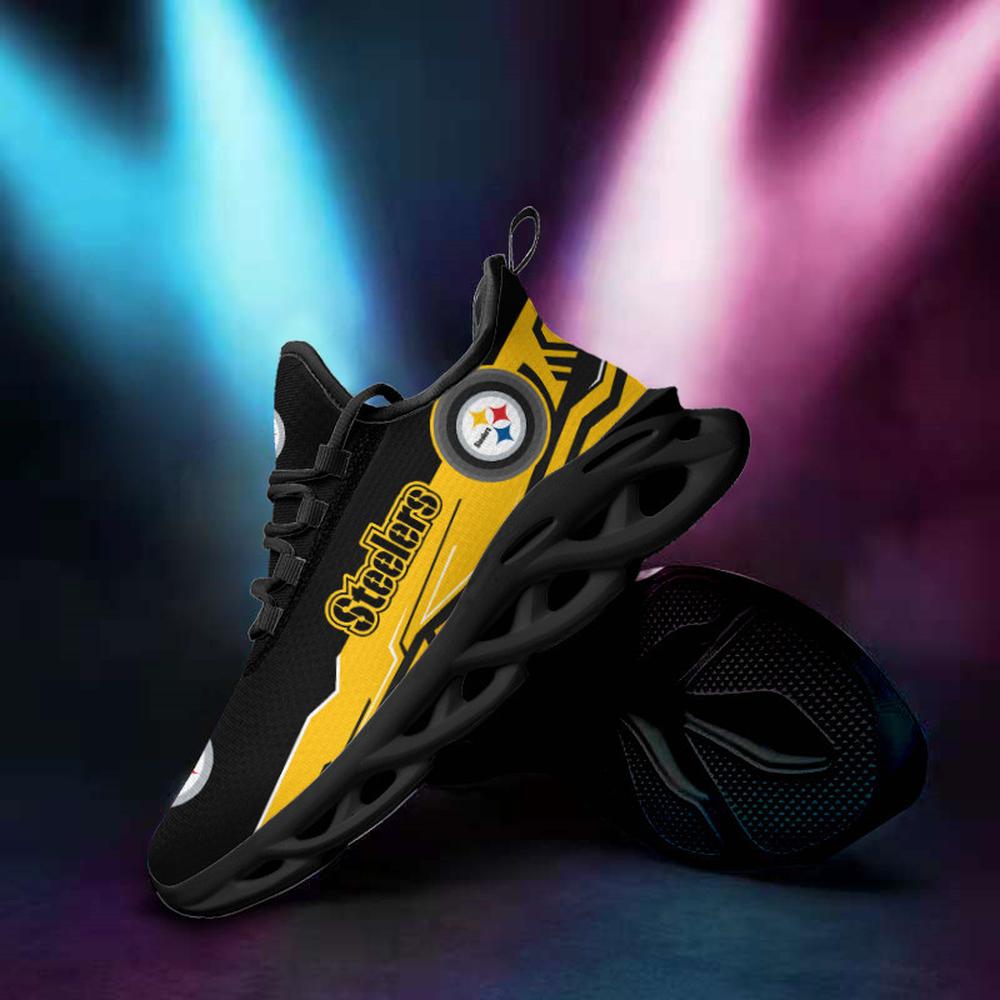 Ideafootwear Pittsburgh Steelers Max Soul Shoes Sneakers For Men And Women 49