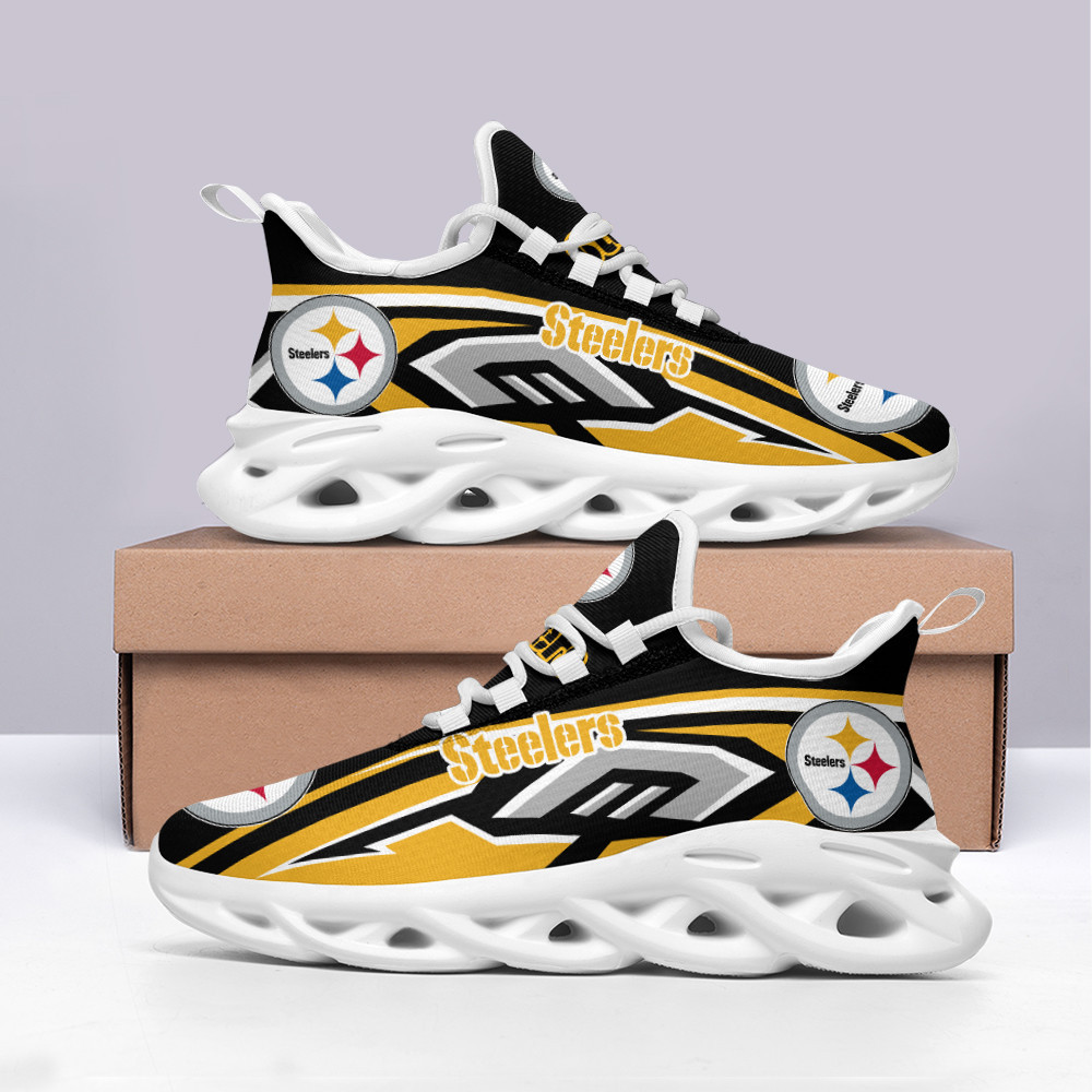 Ideafootwear Pittsburgh Steelers Max Soul Shoes Sneakers For Men And Women 64