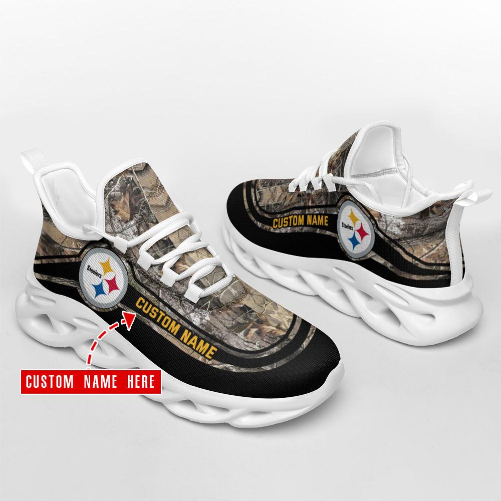 Ideafootwear Pittsburgh Steelers Max Soul Shoes Sneakers For Men And Women 112