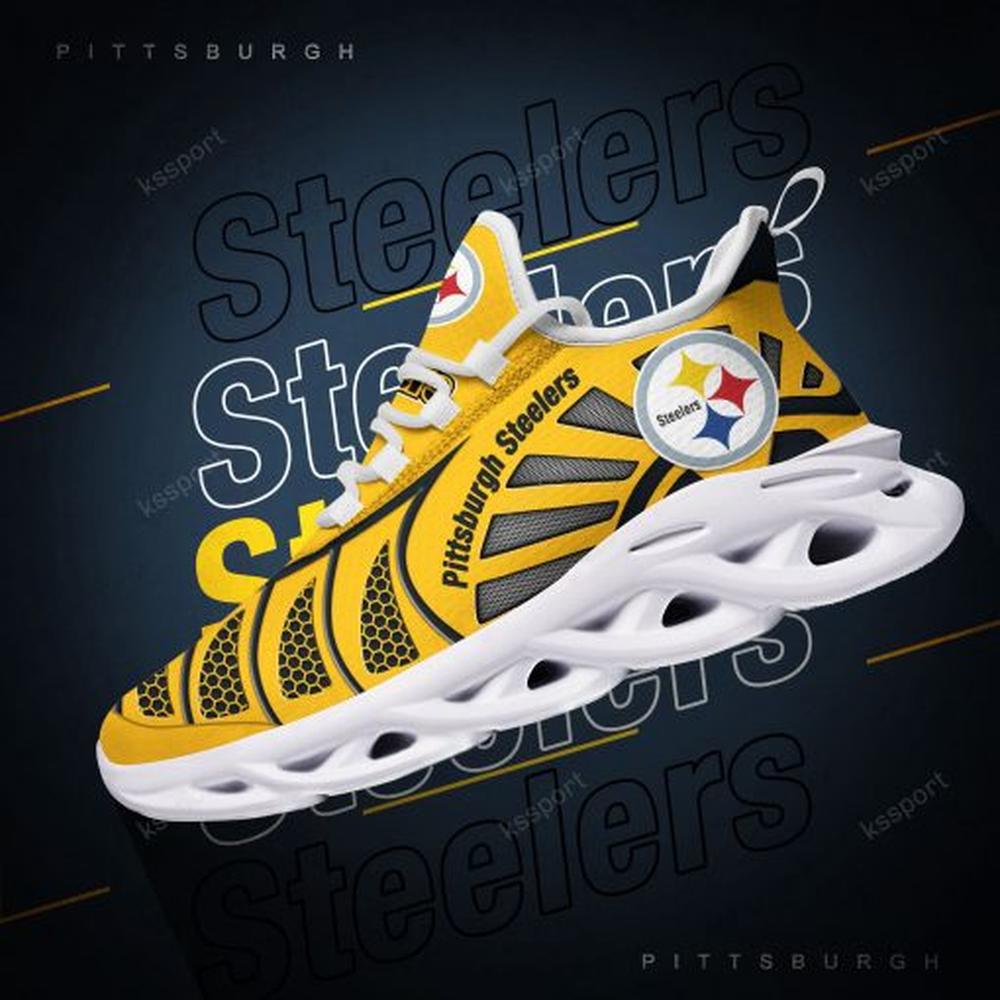 Ideafootwear Pittsburgh Steelers Max Soul Shoes Sneakers For Men And Women 167
