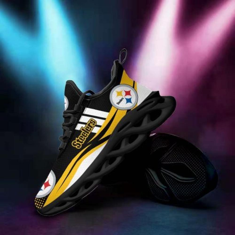 Ideafootwear Pittsburgh Steelers Max Soul Shoes Sneakers For Men And Women 7