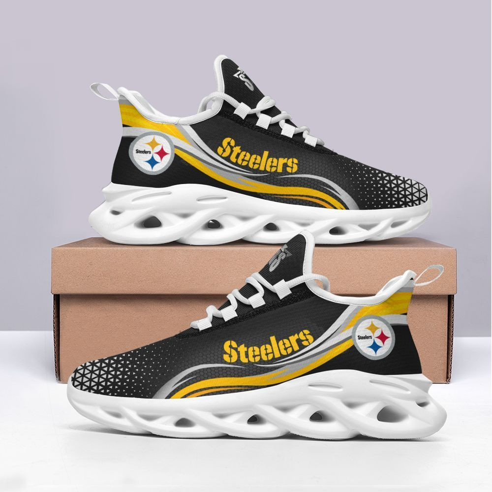 Ideafootwear Pittsburgh Steelers Max Soul Shoes Sneakers For Men And Women 158