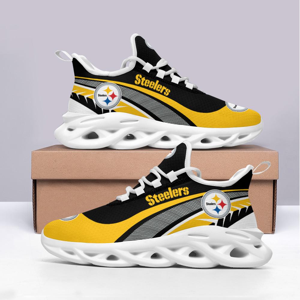 Ideafootwear Pittsburgh Steelers Max Soul Shoes Sneakers For Men And Women 62