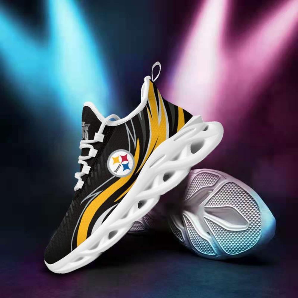 Ideafootwear Pittsburgh Steelers Max Soul Shoes Sneakers For Men And Women 24