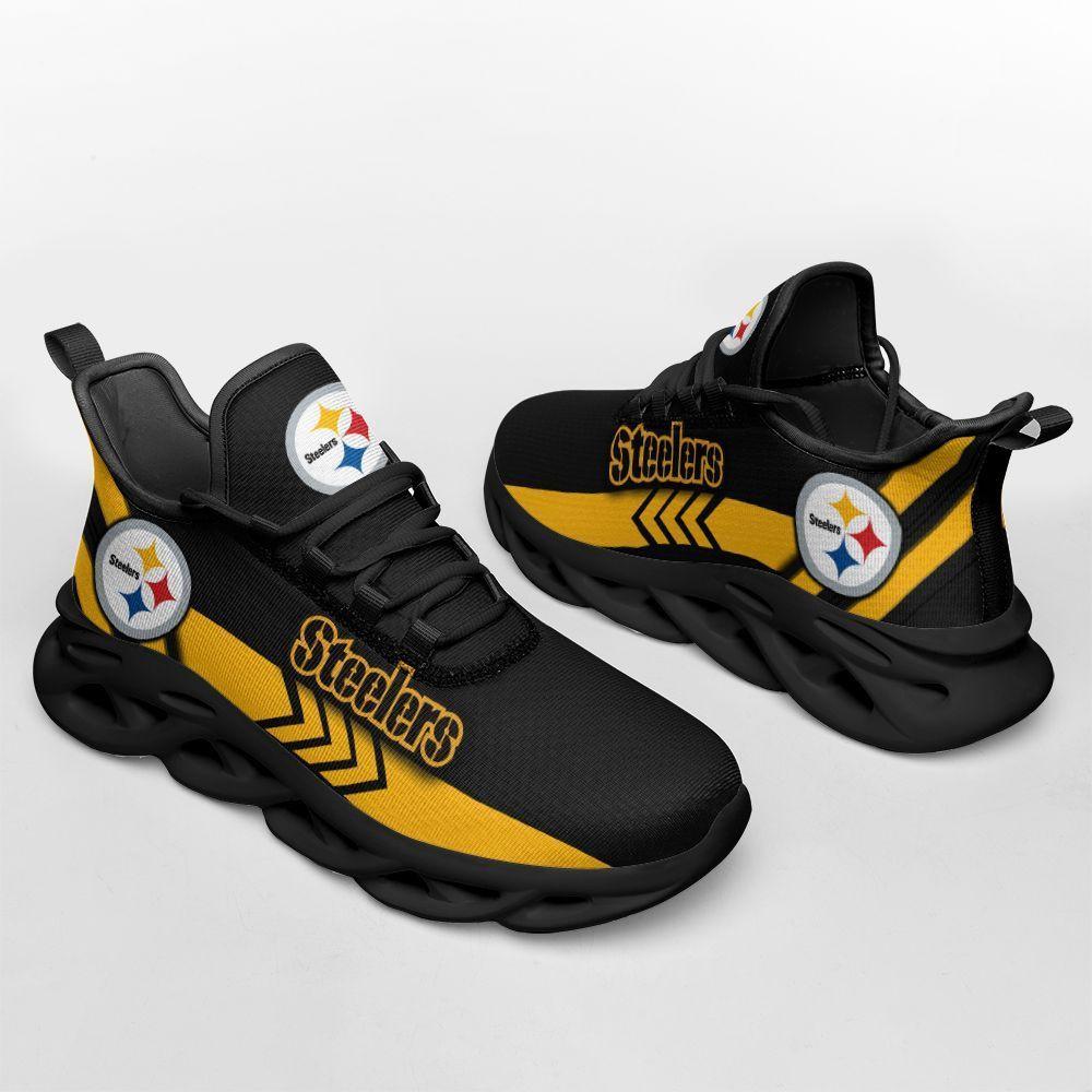 Ideafootwear Pittsburgh Steelers Max Soul Shoes Sneakers For Men And Women 9