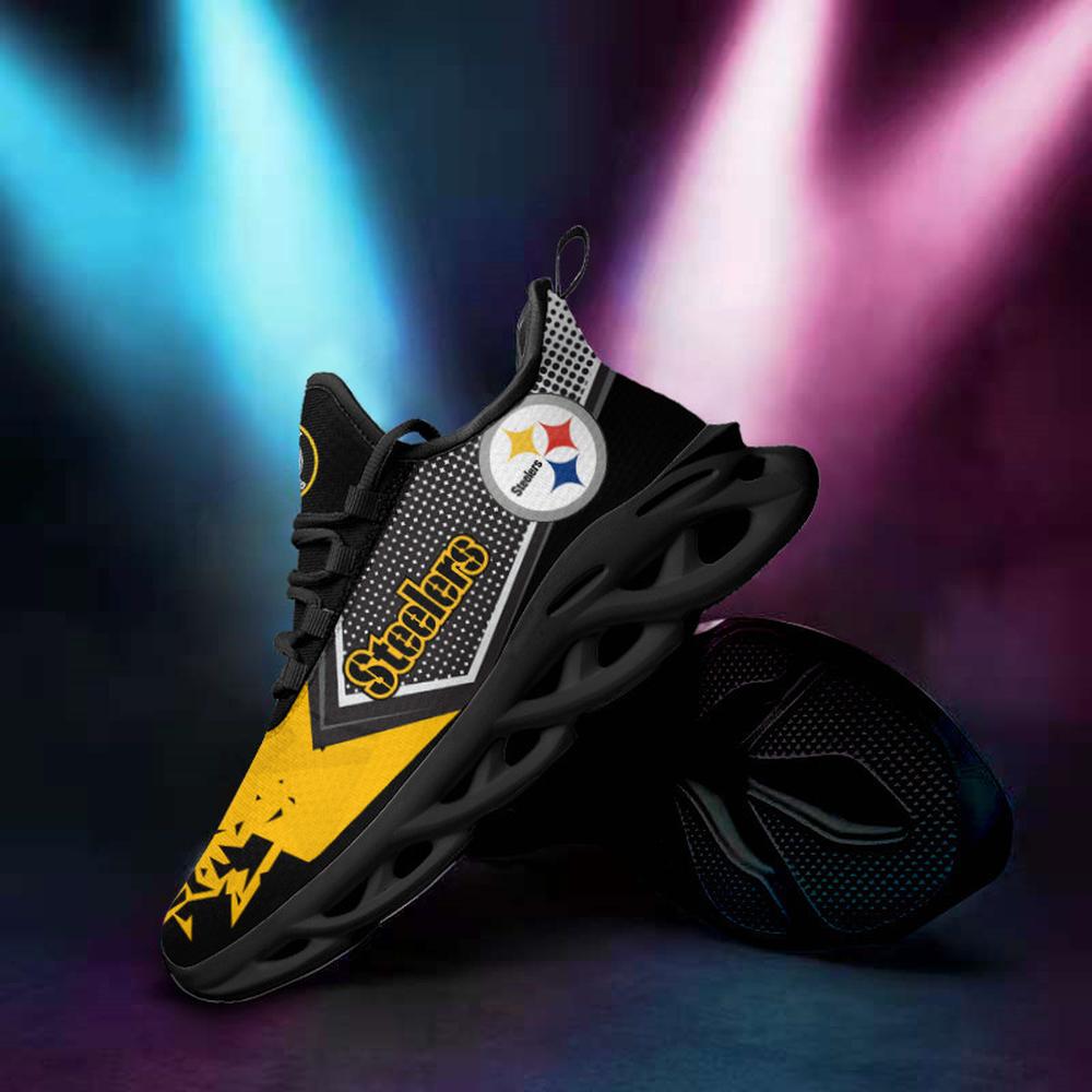 Ideafootwear Pittsburgh Steelers Max Soul Shoes Sneakers For Men And Women 99