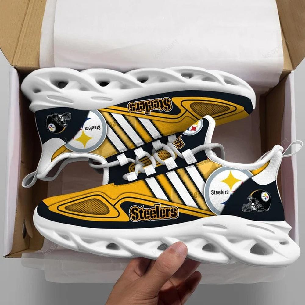 Ideafootwear Pittsburgh Steelers Max Soul Shoes Sneakers For Men And Women 73