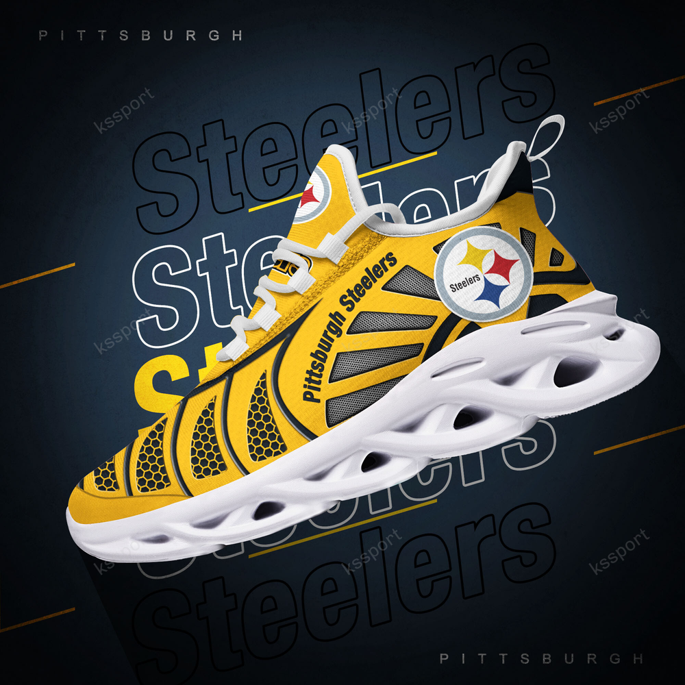 Ideafootwear Pittsburgh Steelers Max Soul Shoes Sneakers For Men And Women 167