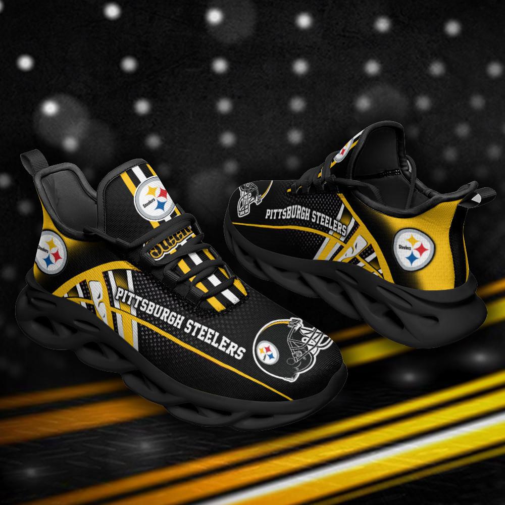 Ideafootwear Pittsburgh Steelers Max Soul Shoes Sneakers For Men And Women 53