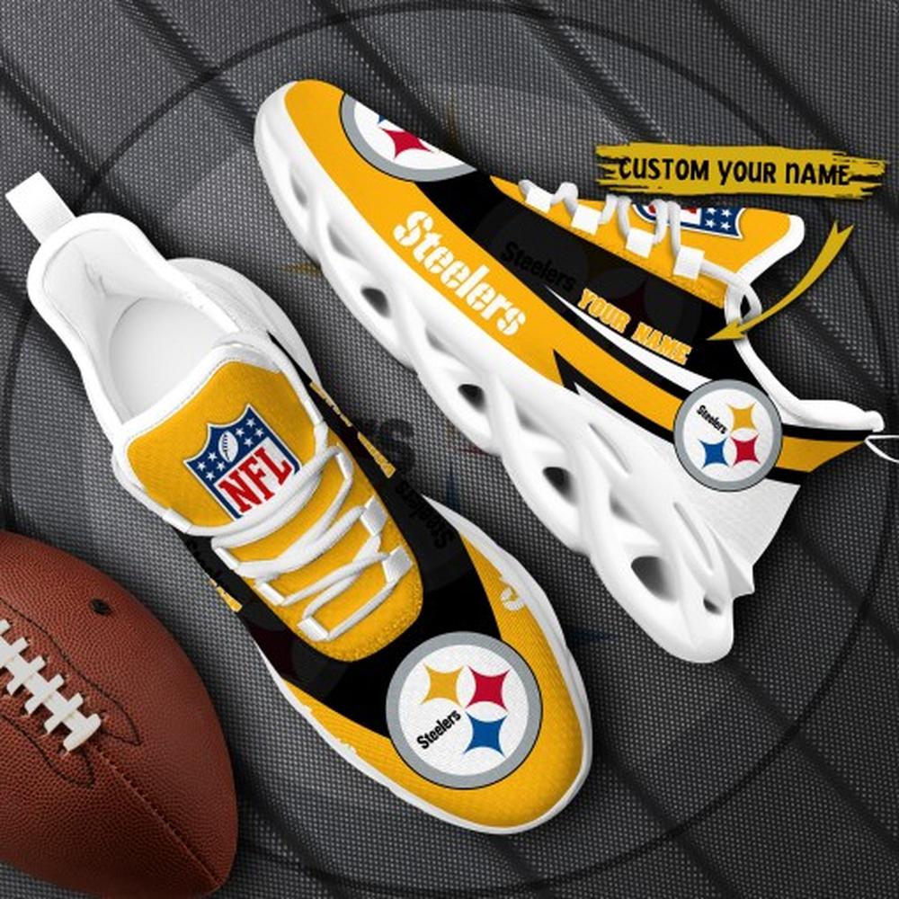 Ideafootwear Pittsburgh Steelers Max Soul Shoes Sneakers For Men And Women 142