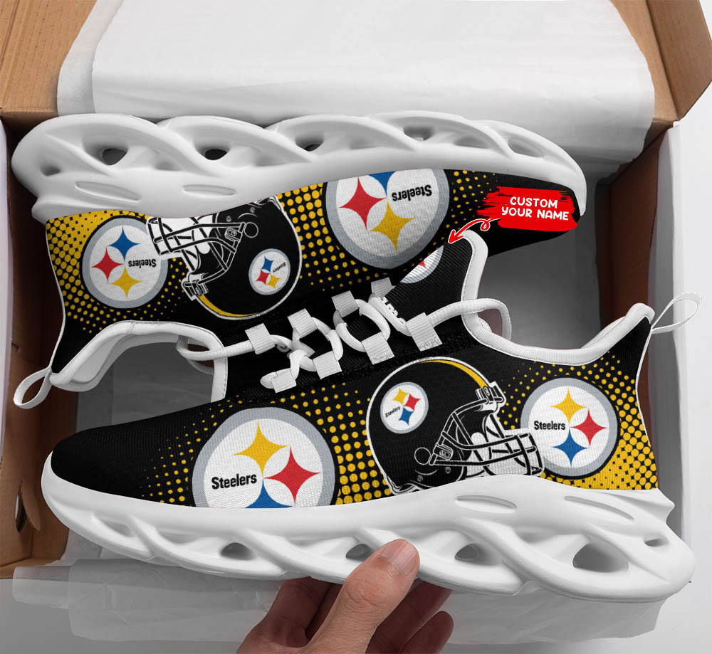 Ideafootwear Pittsburgh Steelers Max Soul Shoes Sneakers For Men And Women 116