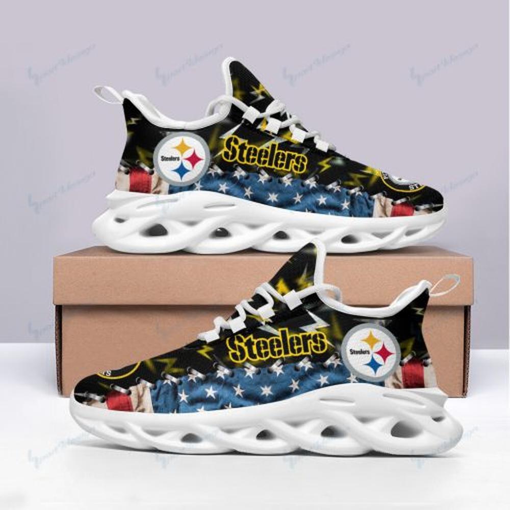 Ideafootwear Pittsburgh Steelers Max Soul Shoes Sneakers For Men And Women 54