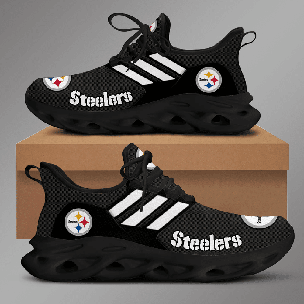 Ideafootwear Pittsburgh Steelers Max Soul Shoes Sneakers For Men And Women 20