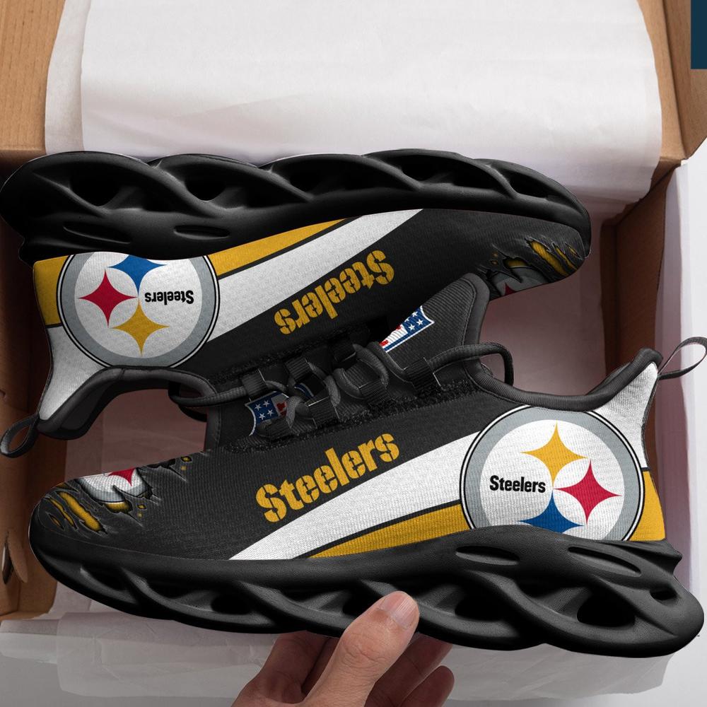 Ideafootwear Pittsburgh Steelers Max Soul Shoes Sneakers For Men And Women 51