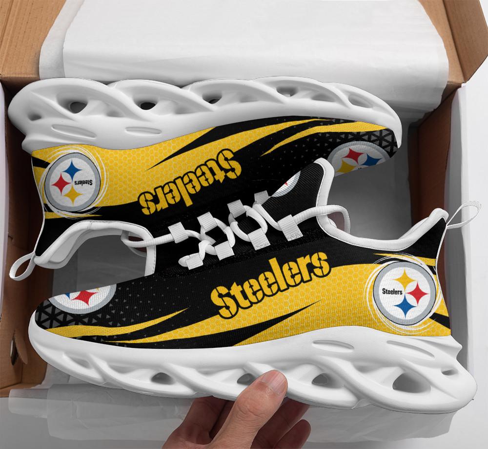Ideafootwear Pittsburgh Steelers Max Soul Shoes Sneakers For Men And Women 48