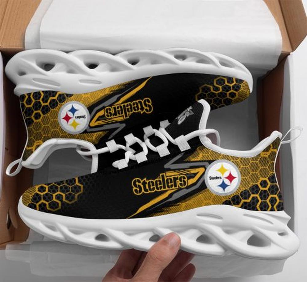 Ideafootwear Pittsburgh Steelers Max Soul Shoes Sneakers For Men And Women 141