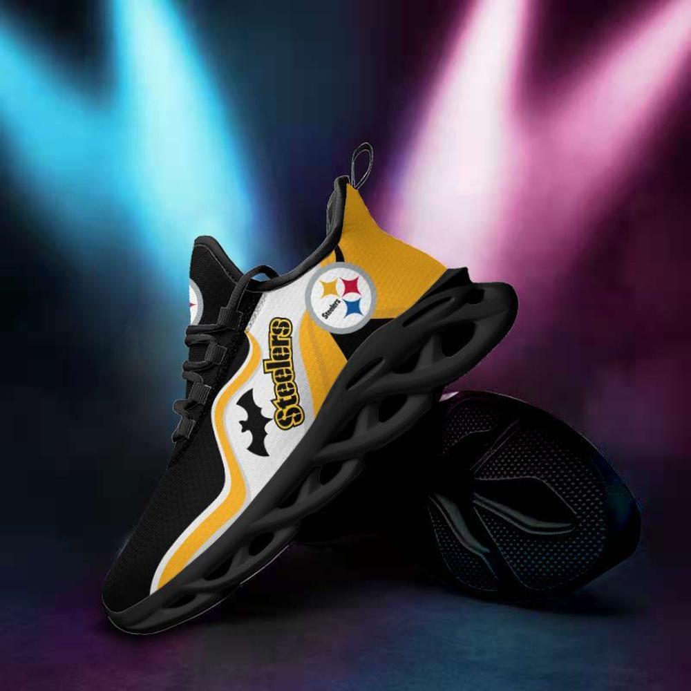 Ideafootwear Pittsburgh Steelers Max Soul Shoes Sneakers For Men And Women 41