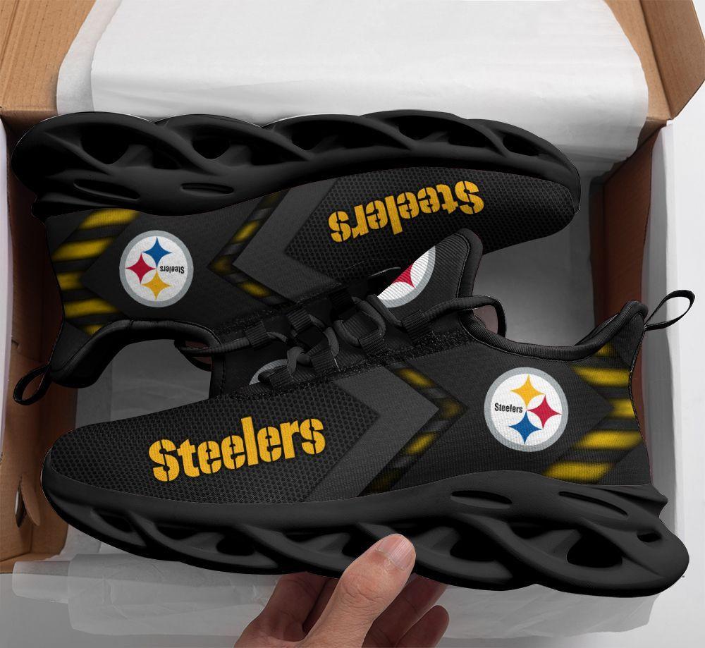 Ideafootwear Pittsburgh Steelers Max Soul Shoes Sneakers For Men And Women 22
