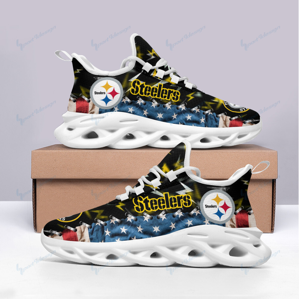 Ideafootwear Pittsburgh Steelers Max Soul Shoes Sneakers For Men And Women 54