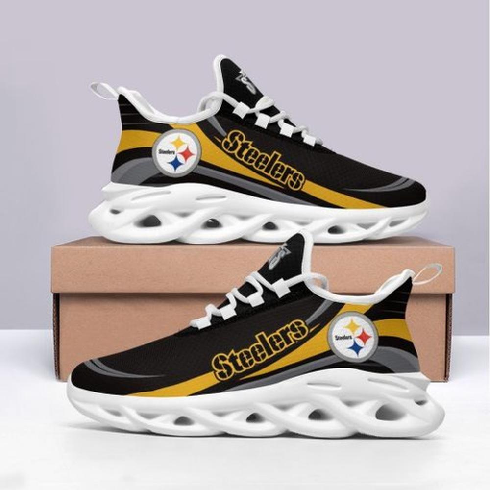 Ideafootwear Pittsburgh Steelers Max Soul Shoes Sneakers For Men And Women 152
