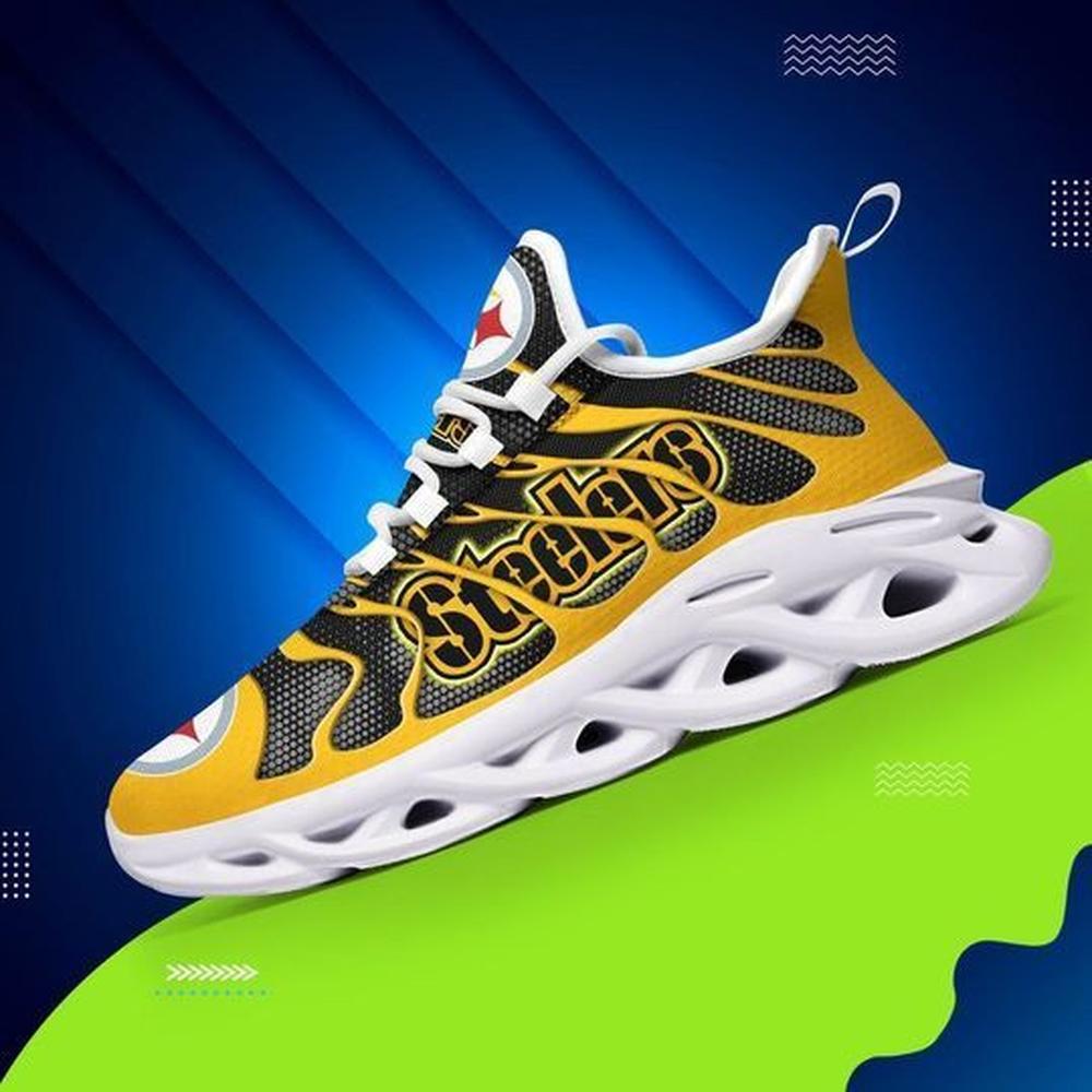 Ideafootwear Pittsburgh Steelers Max Soul Shoes Sneakers For Men And Women 17