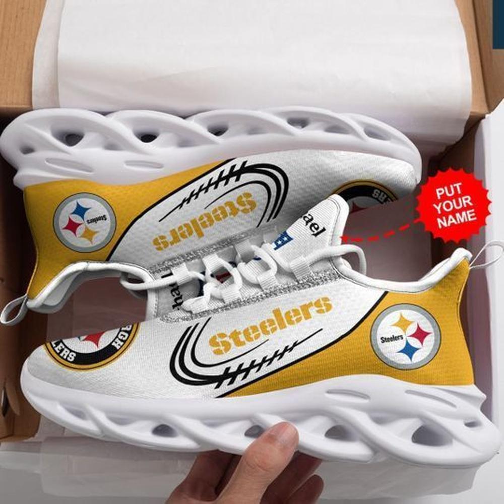 Ideafootwear Pittsburgh Steelers Max Soul Shoes Sneakers For Men And Women 121