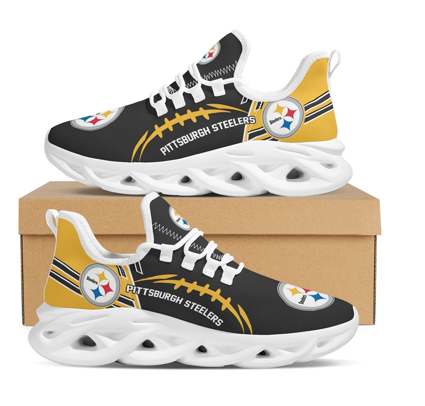 Ideafootwear Pittsburgh Steelers Max Soul Shoes Sneakers For Men And Women 89